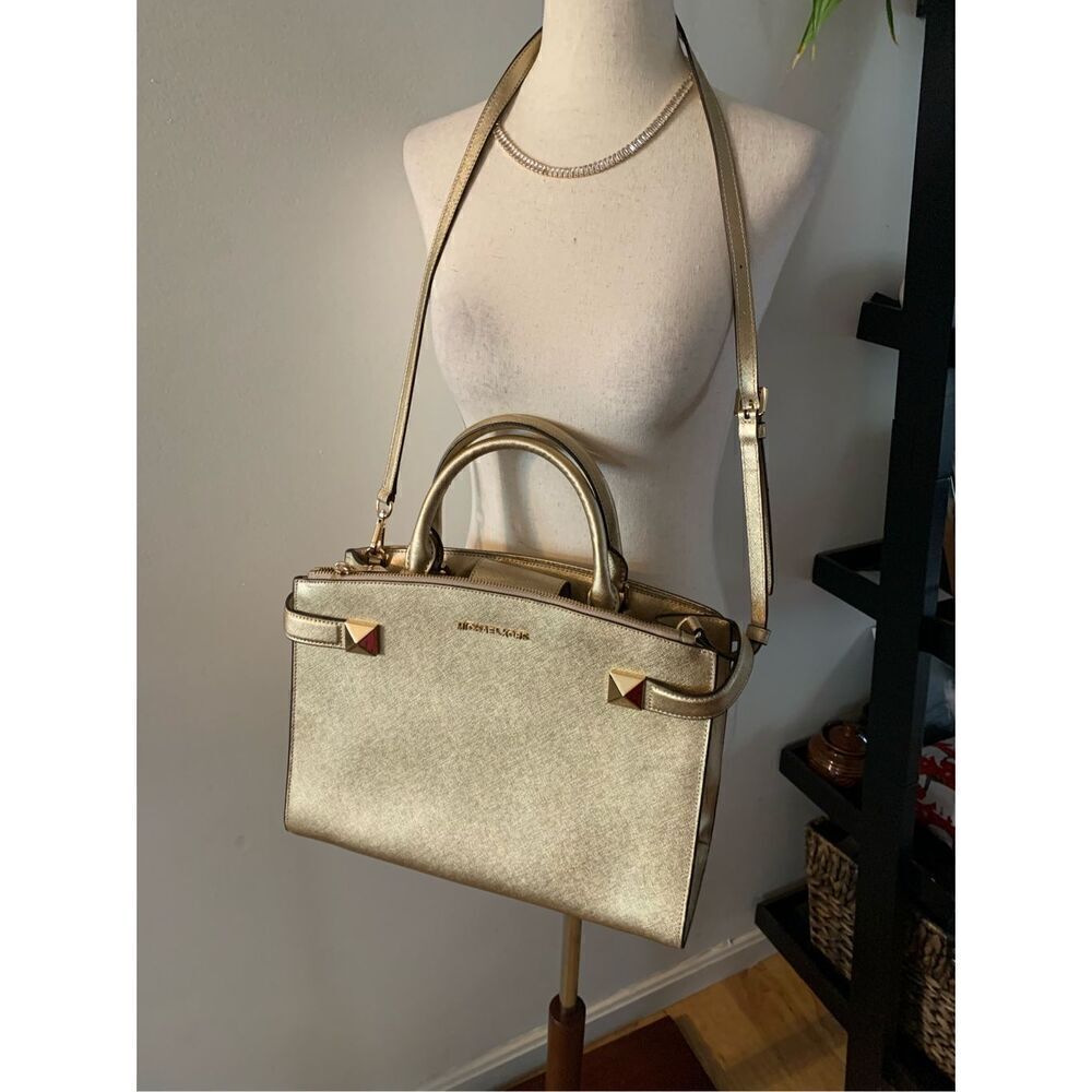Michael Kors gold handbag Crossbody bag Karla watches gold
